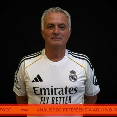 Momento em que mostramos primeira imagem de Mourinho com camisola do Real Madrid