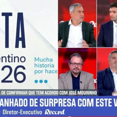Anúncio de Mourinho surpreende Benfica, que não esperava que fosse feito hoje