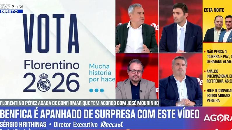 Anúncio de Mourinho surpreende Benfica, que não esperava que fosse feito hoje