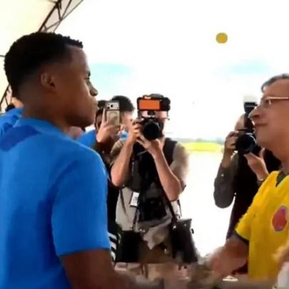 Colômbia reage após James Rodríguez ignorar filha do presidente