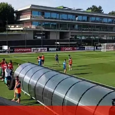 João Félix reintegrado no último treino antes do particular com o Chile