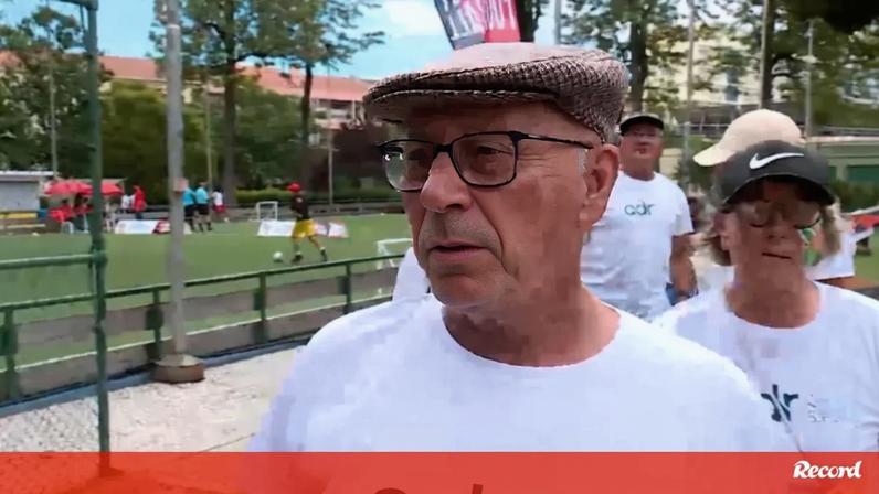 Do Algarve a Lisboa para jogar Walking football no Record Challenge Park