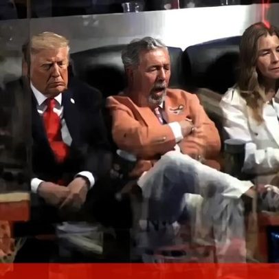 Trump adormece a ver a final da NBA após vaias