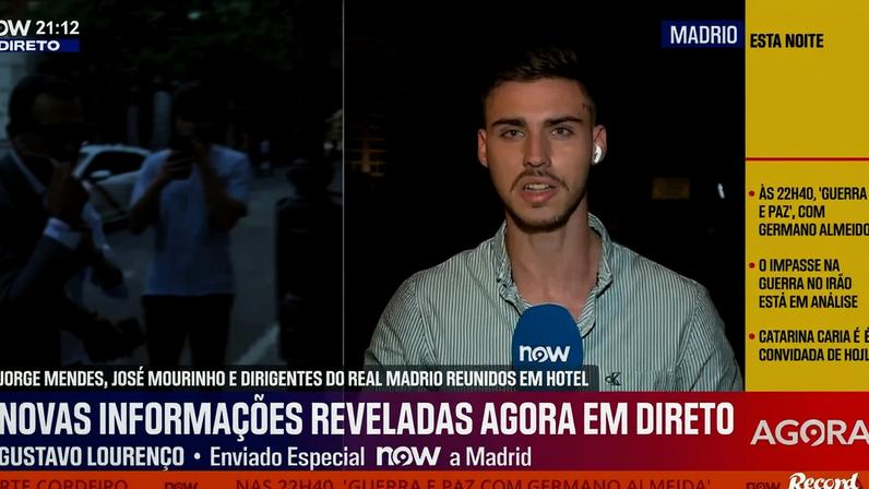 Mourinho e Jorge Mendes reunidos em Madrid com dirigentes do Real: o ponto de situação