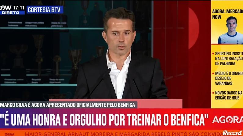 Marco Silva: «Benfica estava à procura de treinador e eu era a primeira opção para Rui Costa»