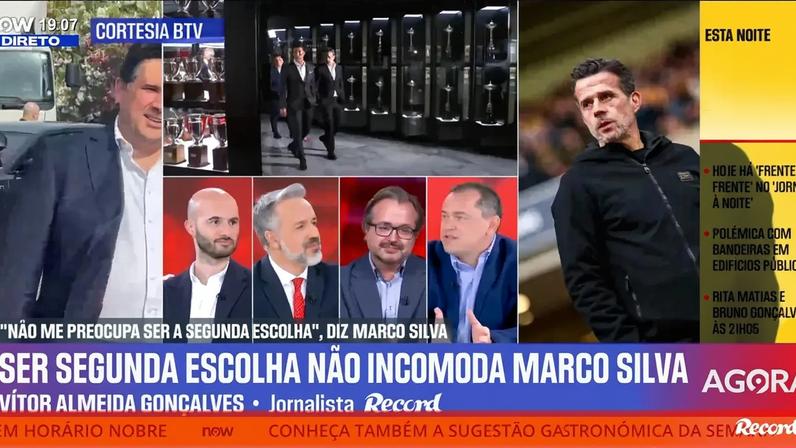 Vítor Almeida Gonçalves, editor executivo de Record, analisa as declarações de Marco Silva ao ser apresentado esta sexta-feira no comando técnico do Benfica, no Museu Cosme Damião.