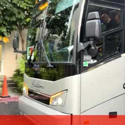 Segurança reforçada: polícia impede filmagem na chegada de Portugal a Palm Beach