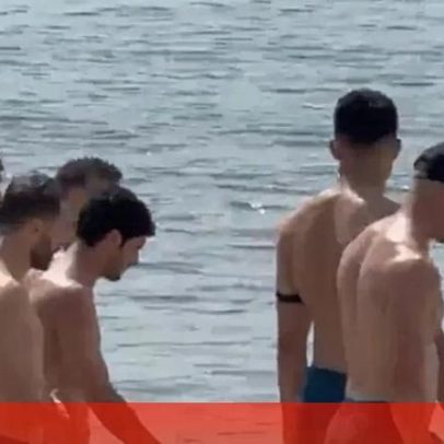 Jogadores da Seleção Nacional vistos a passear e a ativar-se em Palm Beach