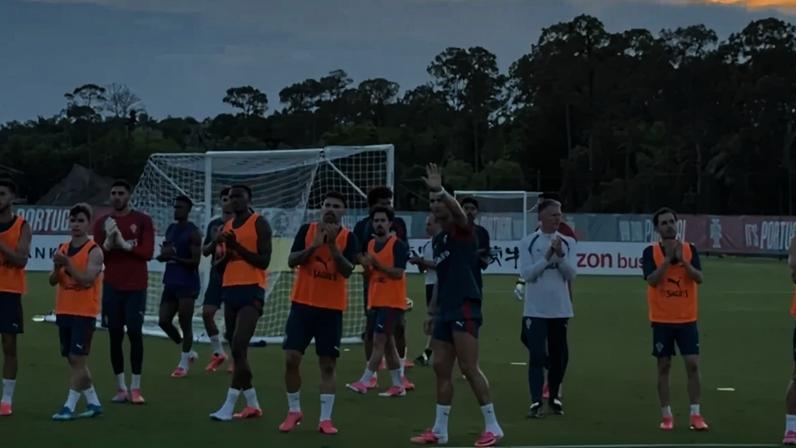 Portugal inicia treino nos EUA sob calor intenso e melhores momentos em vídeo
