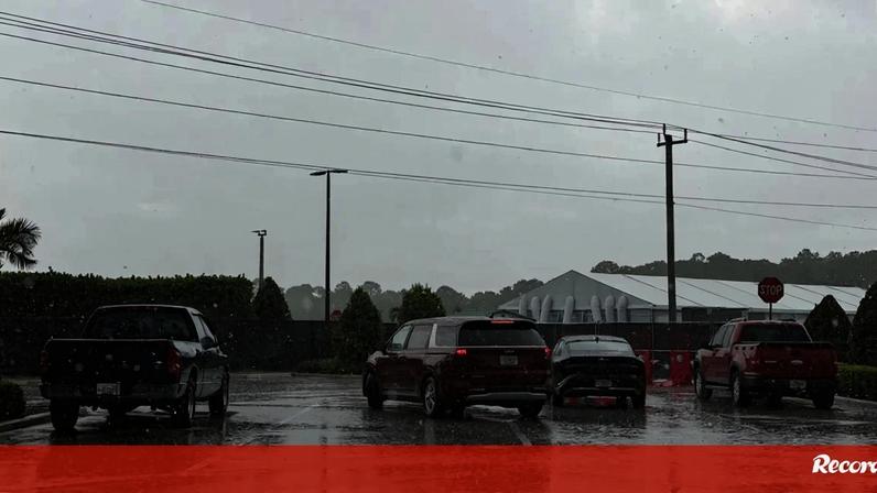 Tempestade em Palm Beach afeta atividades da equipa das quinas