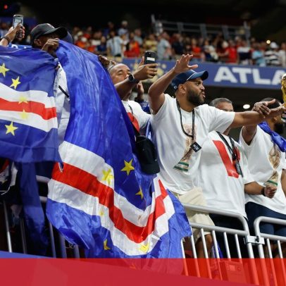 Imagens da festa de Cabo Verde após o empate com a Espanha