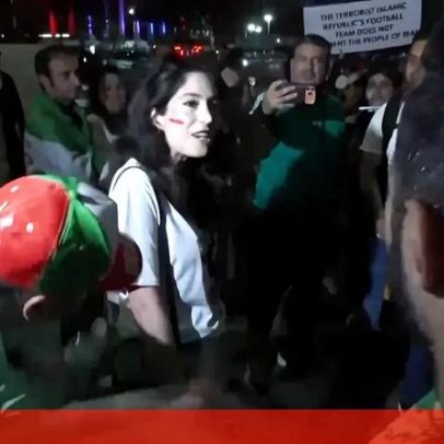 Protestos junto ao estádio marcam Irão contra Nova Zelândia