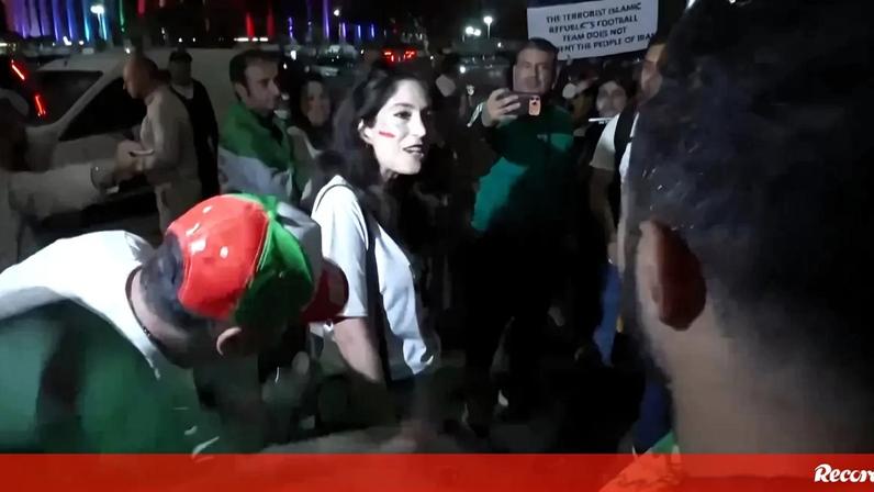 Manifestação contra o regime de Teerão