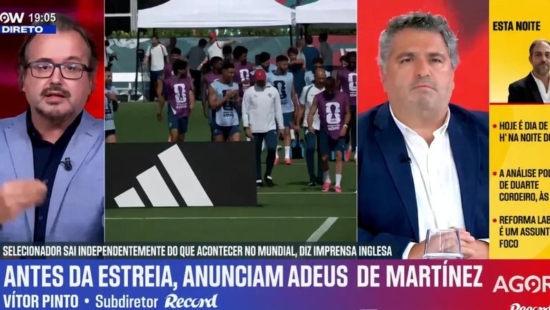 Vítor Pinto compara Roberto Martínez a José Mourinho