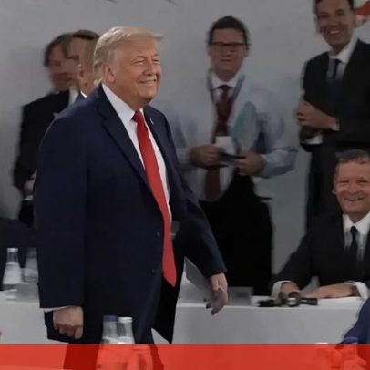 Trump chega ao G7 e provoca risos entre participantes