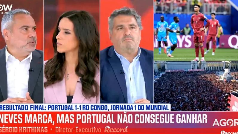 Diretor executivo de Record comenta o empate frente à RD Congo na estreia no Mundial