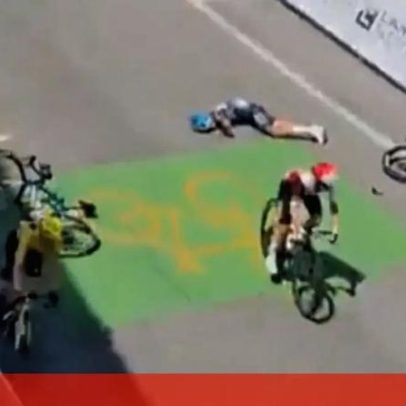 Namorada de Pogacar sofre queda grave na Volta à Suíça e é hospitalizada