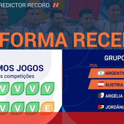 Argentina e Áustria começam na frente e Messi pode fazer história