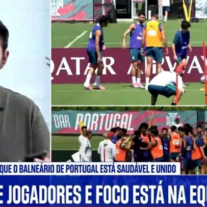 Dalot sinaliza recados na conferência enquanto Portugal trabalha bem no treino