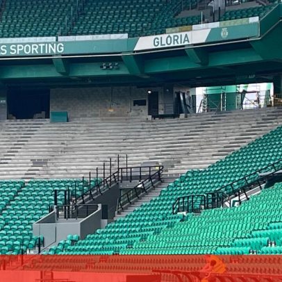 Progresso nas obras de Alvalade com Lion's Corner e nascente a testar novos ecrãs