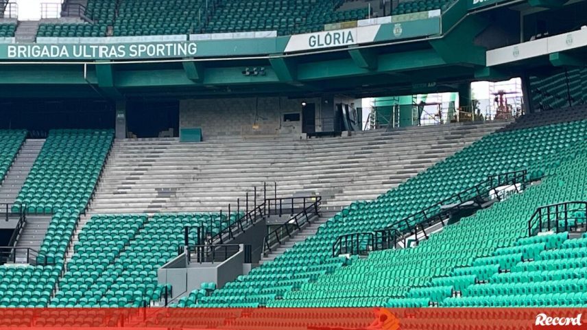 Progresso nas obras de Alvalade com Lion's Corner e nascente a testar novos ecrãs
