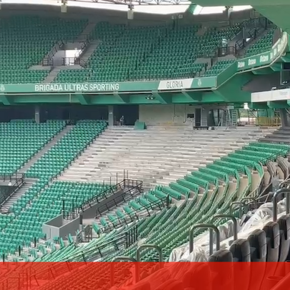 Obras em Alvalade continuam: avanços no Lion's Corner e testes de novos ecrãs