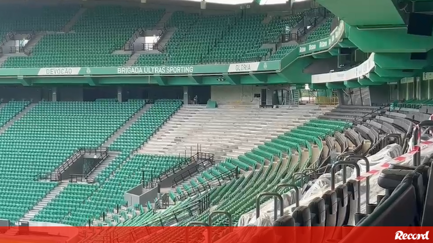 Obras em Alvalade continuam: avanços no Lion's Corner e testes de novos ecrãs