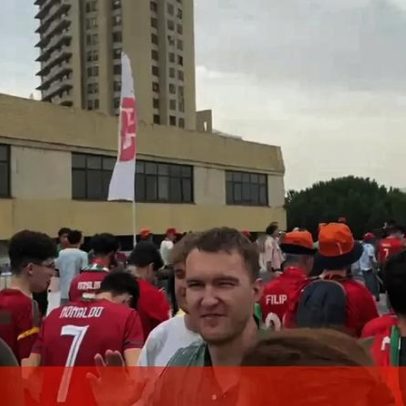 Bastante animação na Fan Zone Betano em Gaia para apoiar a Seleção Nacional