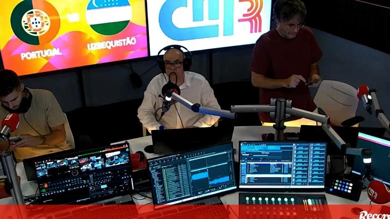 Relato do Portugal–Uzbequistão na Correio da Manhã Rádio