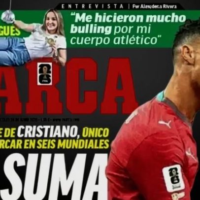 Cristiano Ronaldo em destaque nas capas da imprensa estrangeira