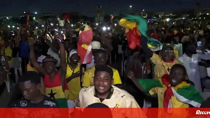 Festa no Gana após empate com Inglaterra no Mundial'2026