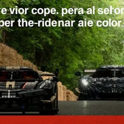 Spear da Koenigsegg Sadair atinge recorde mundial de velocidade em Lego