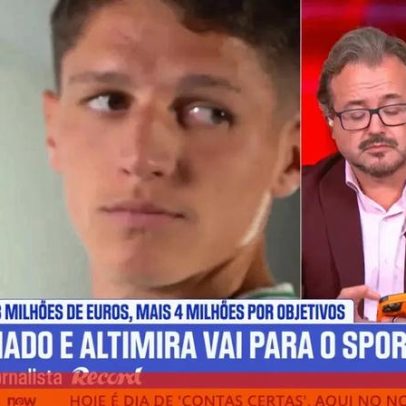 Palhinha destaca-se no desarme, frente a Altimira