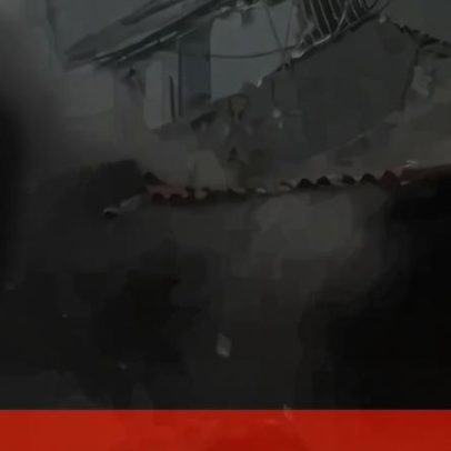 Edifício desaba na Venezuela; moradores fogem após sismos