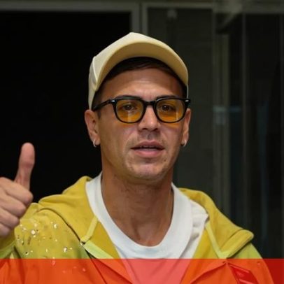 Enzo Barrenechea apresenta camisola curiosa no Benfica Campus