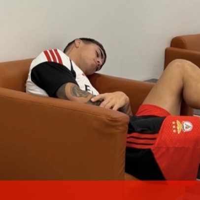 Prestianni apanha Barrenechea a dormir no primeiro dia de treino