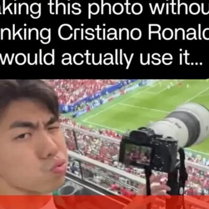 Fotógrafo feliz ao ver Cristiano Ronaldo partilhar foto tirada por si