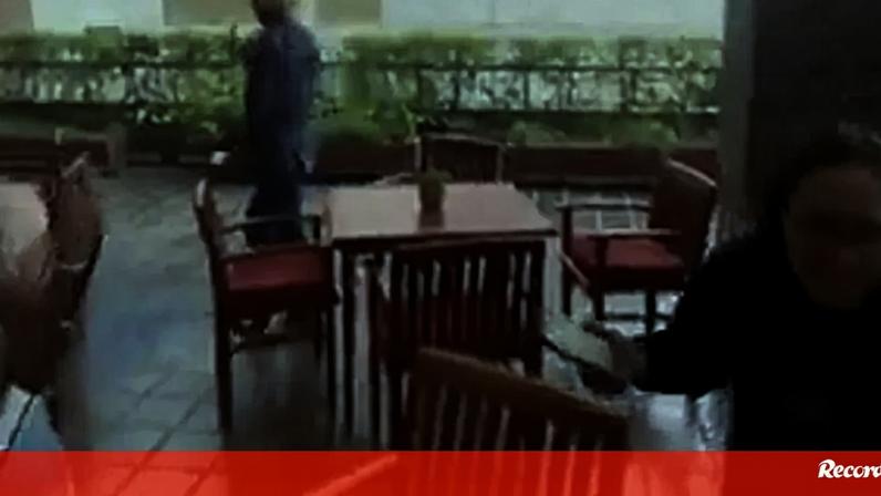 Imagens foram captadas a partir do pátio da unidade hoteleira