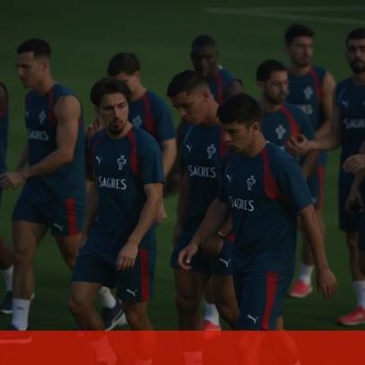Treino da Seleção Nacional transmitido em direto