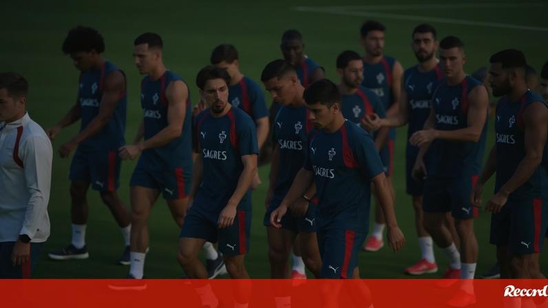 Transmissão em direto do treino da Seleção Nacional