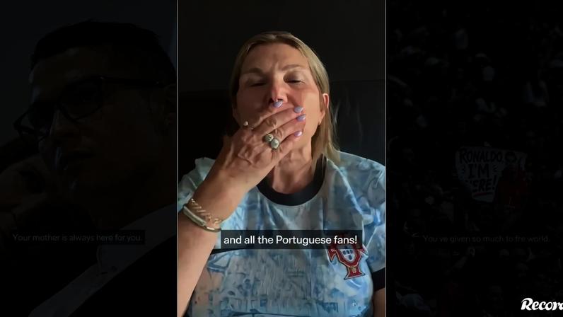 Dolores envia mensagem a Cristiano Ronaldo antes de Portugal vs Colômbia