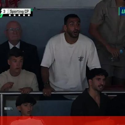 Pavlidis e equipa vibraram com dérbi de futsal entre Benfica e Sporting na Luz