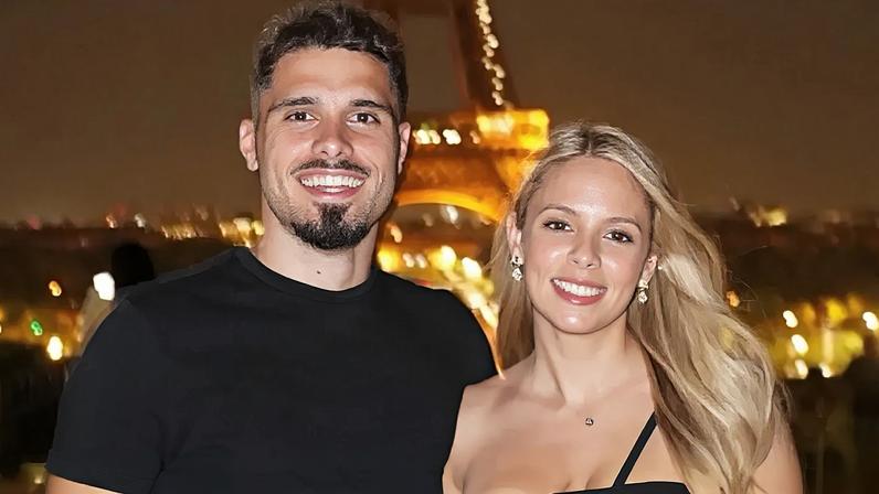 Pedro Neto comemora cinco anos de namoro com filha de tenista conhecido