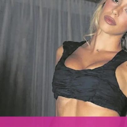 Namorada de jogador argentino faz sucesso em nome próprio
