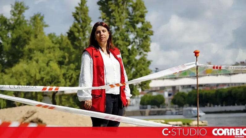 Clara Almeida, coordenadora da ação social da Cruz Vermelha Portuguesa de Coimbra