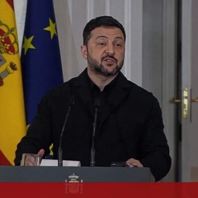 França, Reino Unido e Alemanha reúnem-se com Zelensky para apoiar a Ucrânia