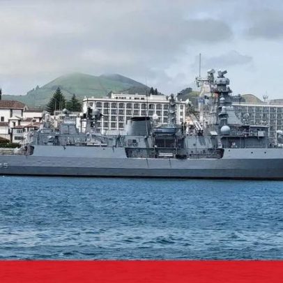 Navios de força multinacional da NATO chegam aos Açores