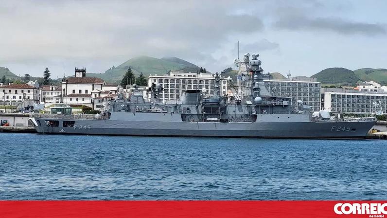 Navios de força multinacional da NATO chegam aos Açores