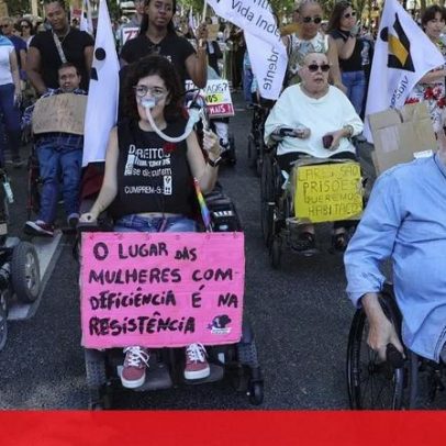 Pessoas com deficiência marcham em Lisboa pelo direito à assistência pessoal