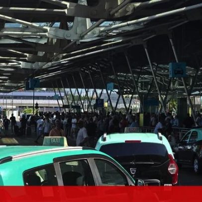 Taxistas no aeroporto de Lisboa impedem fiscalização pela PSP